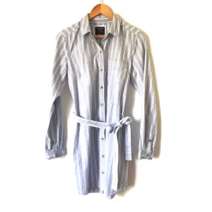 Abercrombie & Fitch Striped Chambray Button Down Dress NWT - Size S