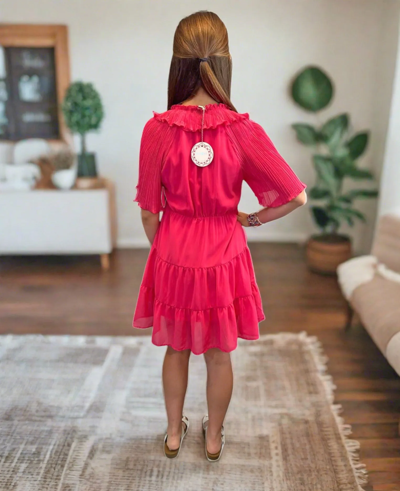 ALWAYS HOPEFUL Dress - Umgee (raspberry)