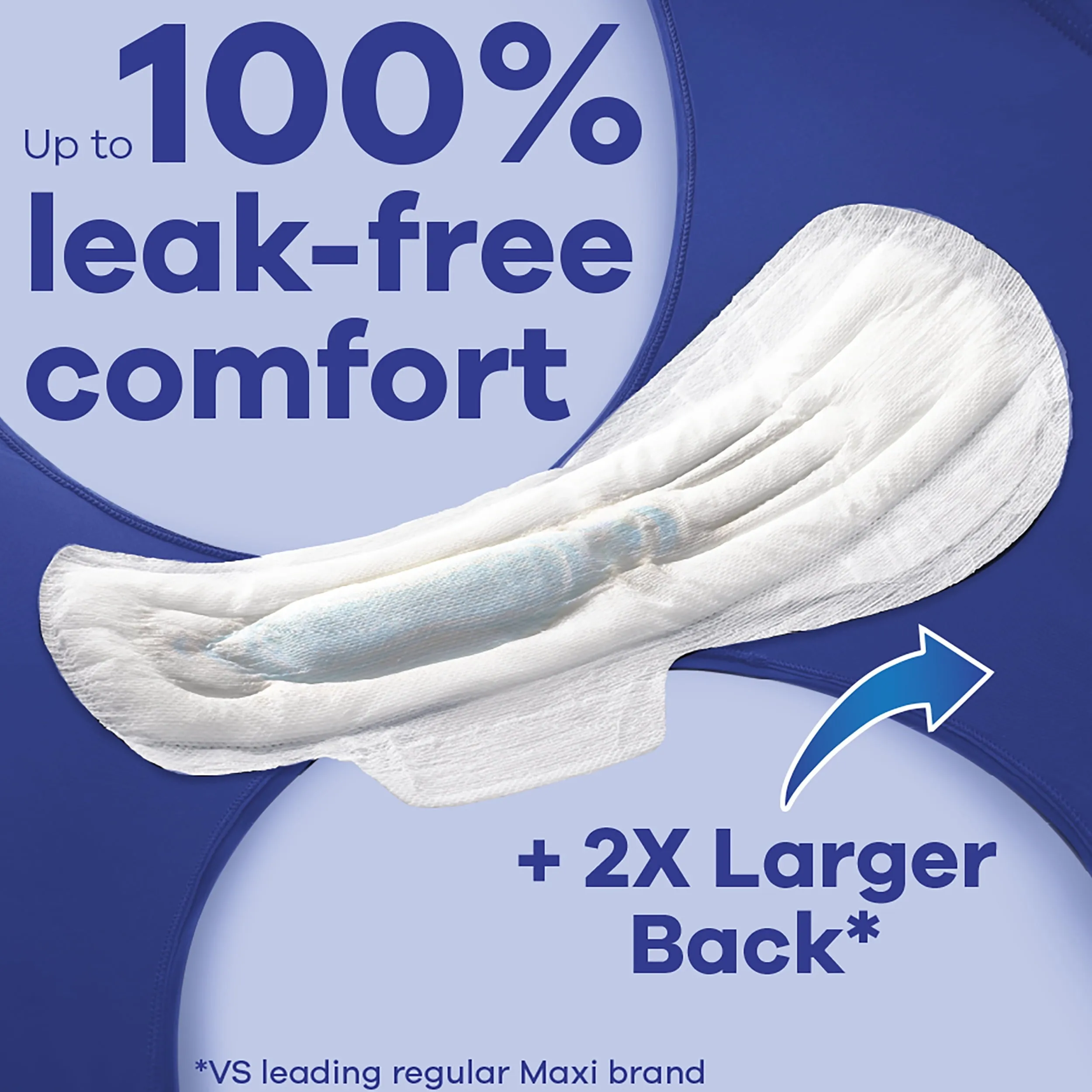 Always Maxi Pads with Wings, Size 5, Extra Heavy Overnight Absorbency, 27 CT