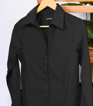 Atmosphere Classic Button Down Black Shirt