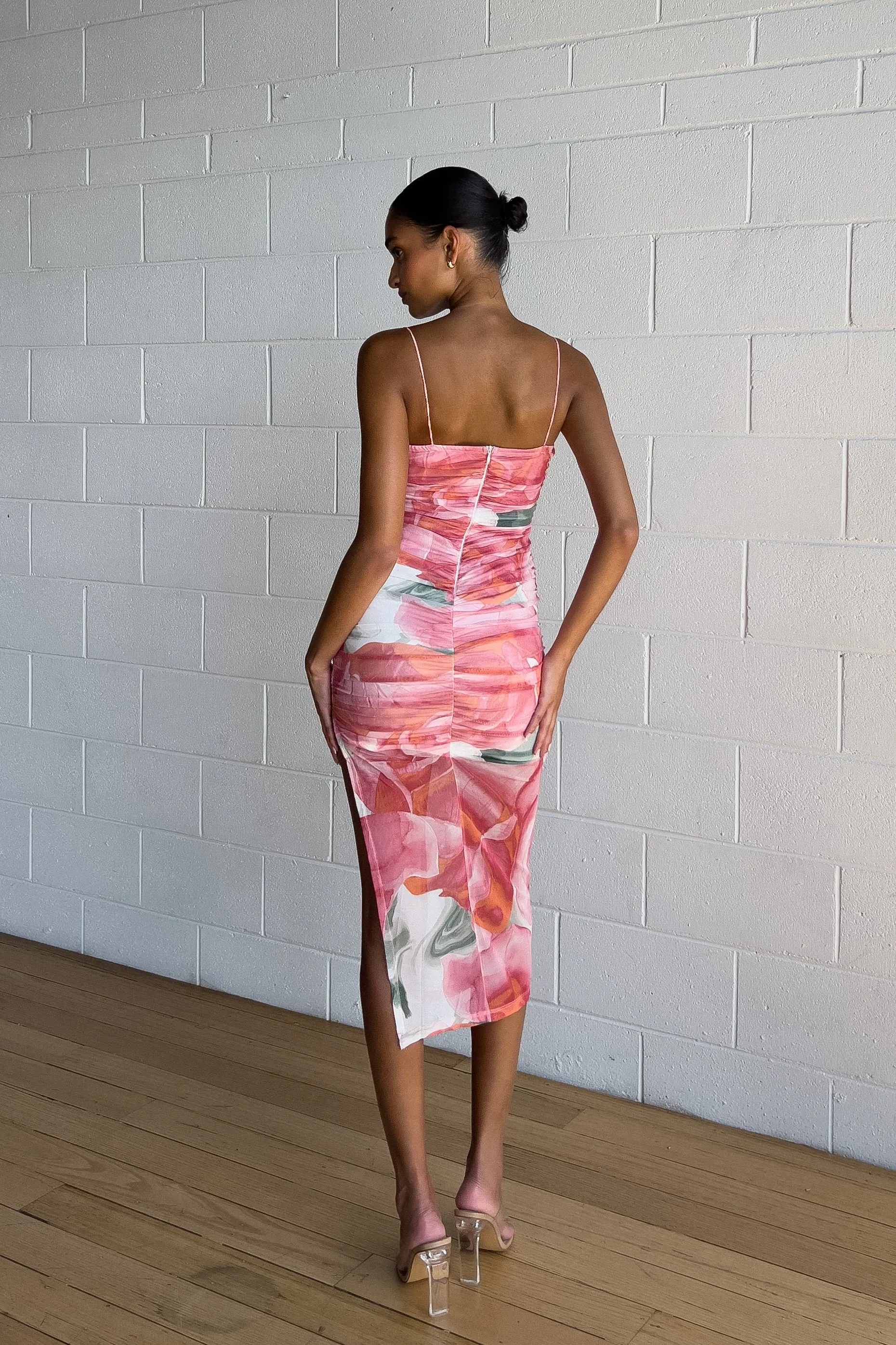 Beth Floral Midi Dress
