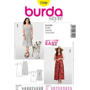 Burda Style B7100 Dress Sewing Pattern