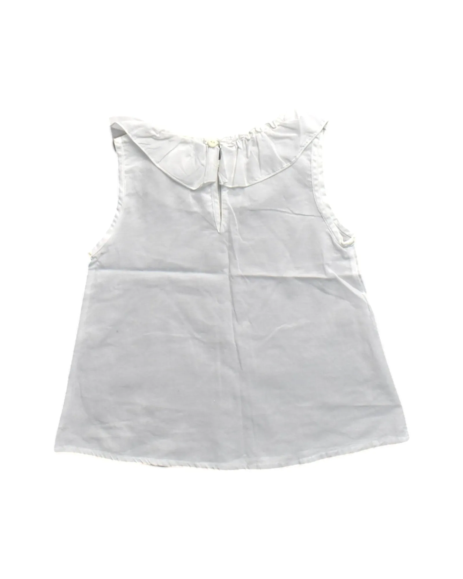 Carola Duval Ruffled Collar Top 5T