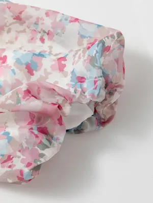 Casual Floral Mini Dress