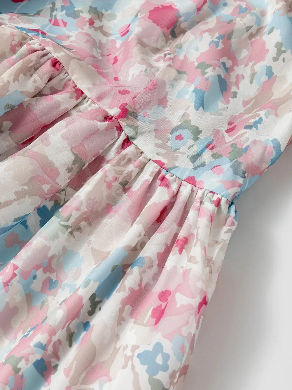 Casual Floral Mini Dress