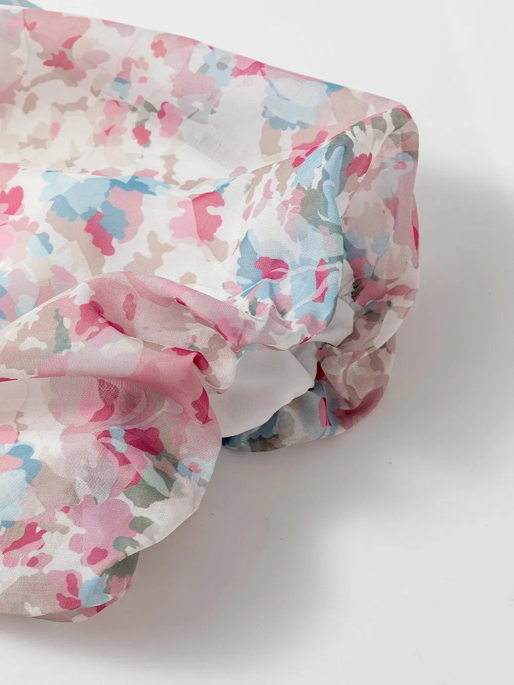 Casual Floral Mini Dress