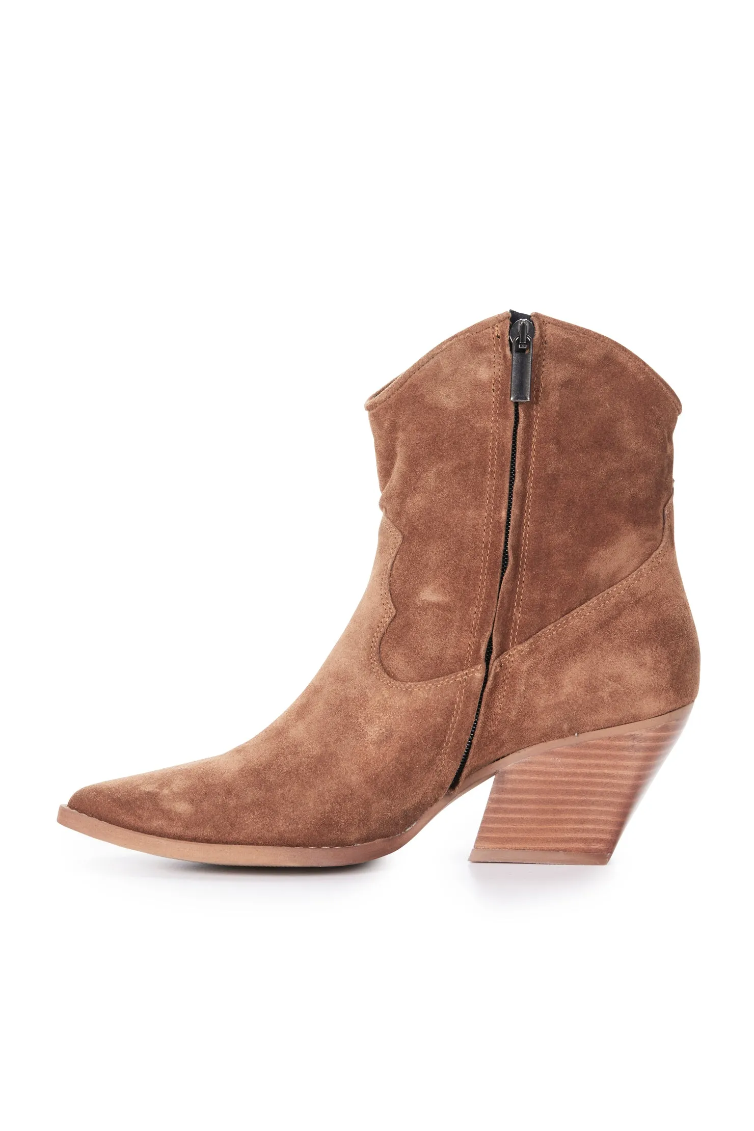 Cavalier Suede Boot - Tan