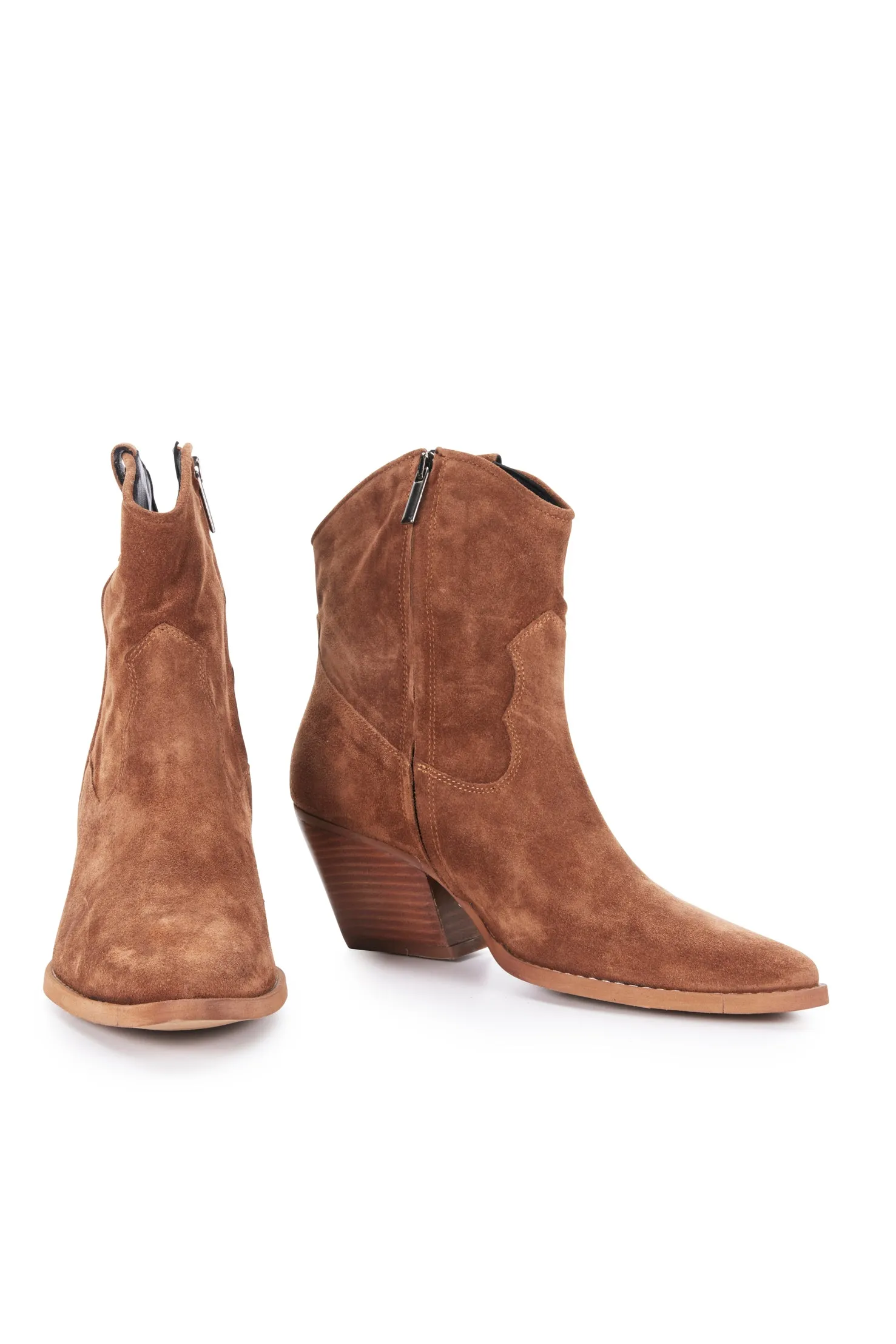Cavalier Suede Boot - Tan