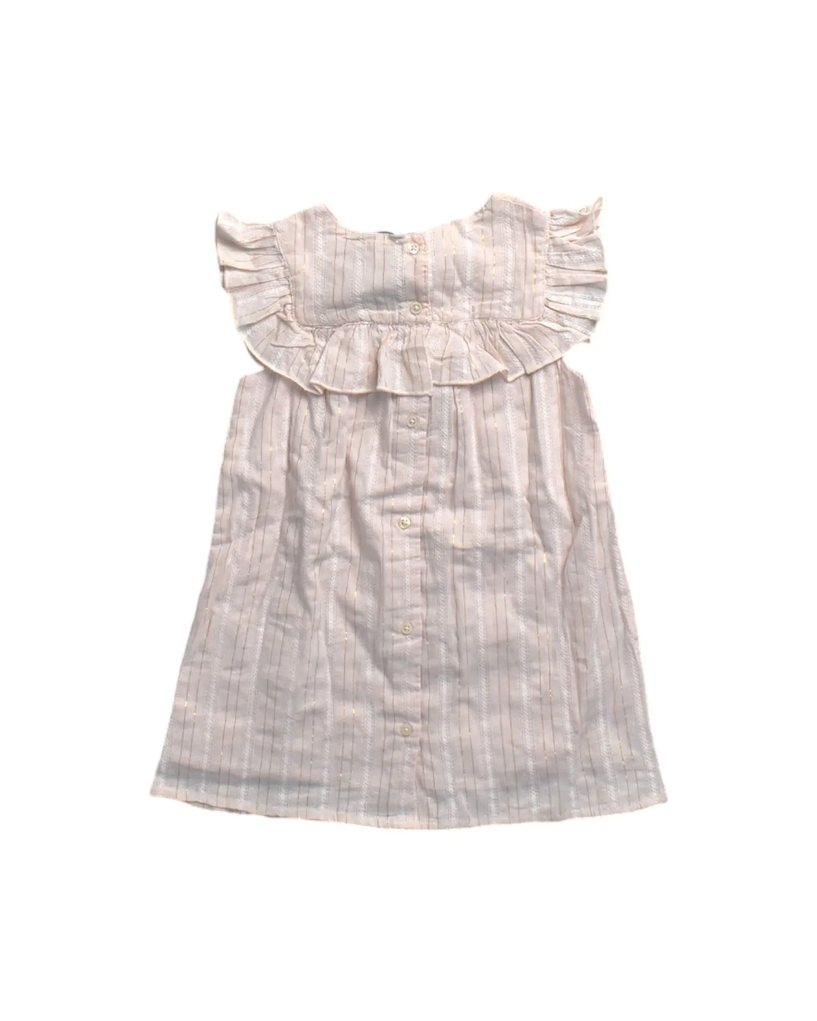 Cyrillus Ruffled Sleeveless Dress 2T