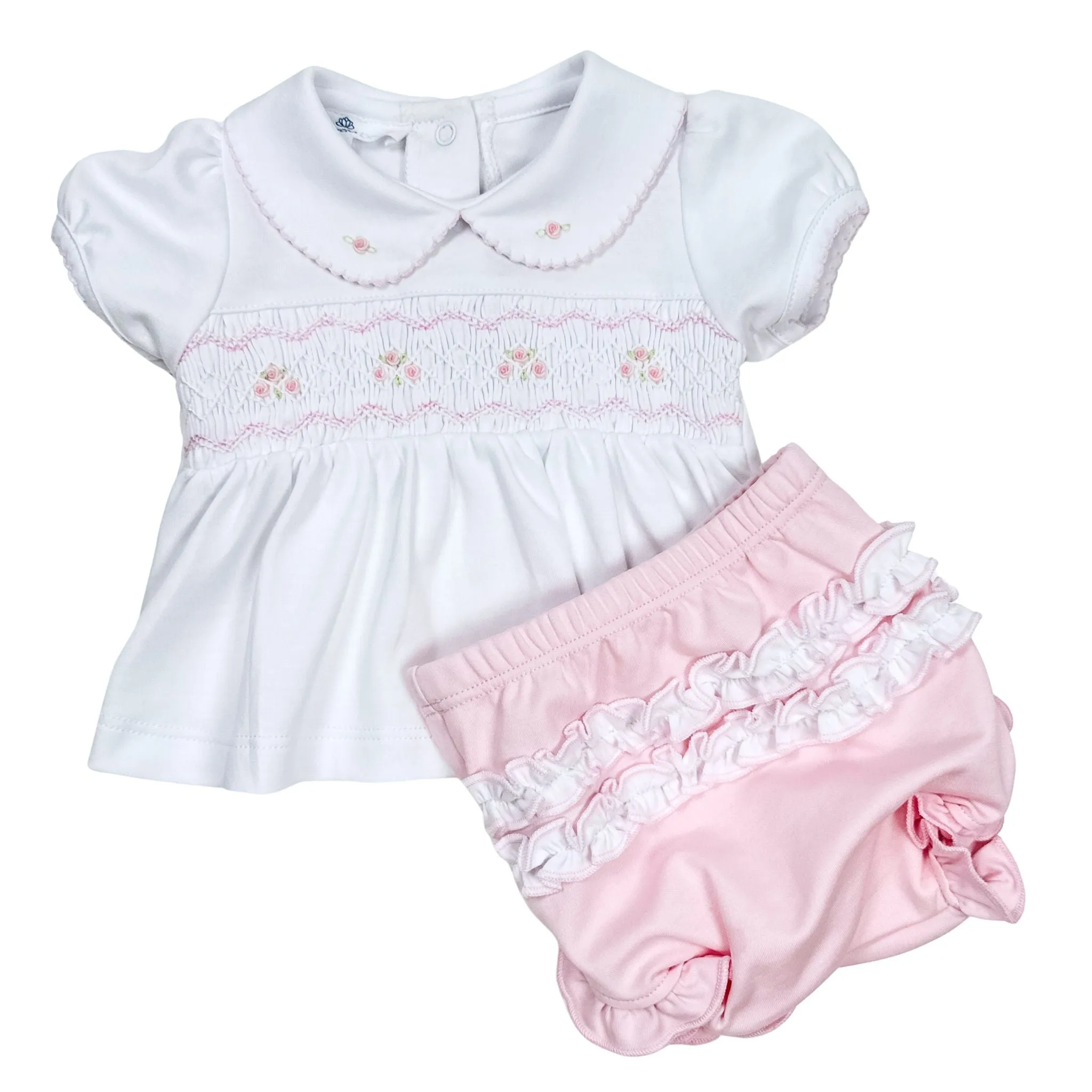 Emily Smocked Diaper Cover Set