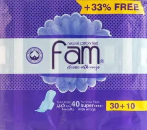 Fam Maxi Feminine With Wing 40 Pads
