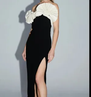 Fan Away Bandage Midi Dress