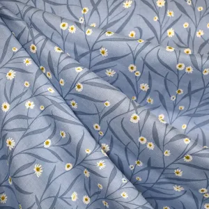 Fresh Linen Floral Sachets Vine Rayon Denim Blue