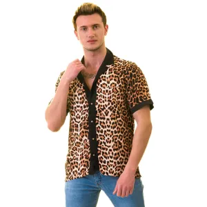 Gravity Homme Men's Weekend Shirt | Classic Leopard