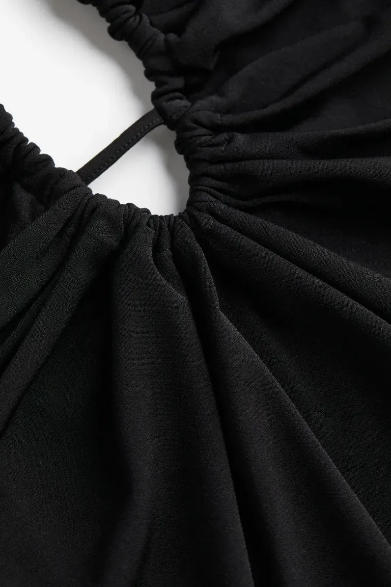 H&M Strappy Jersey Dress, Black