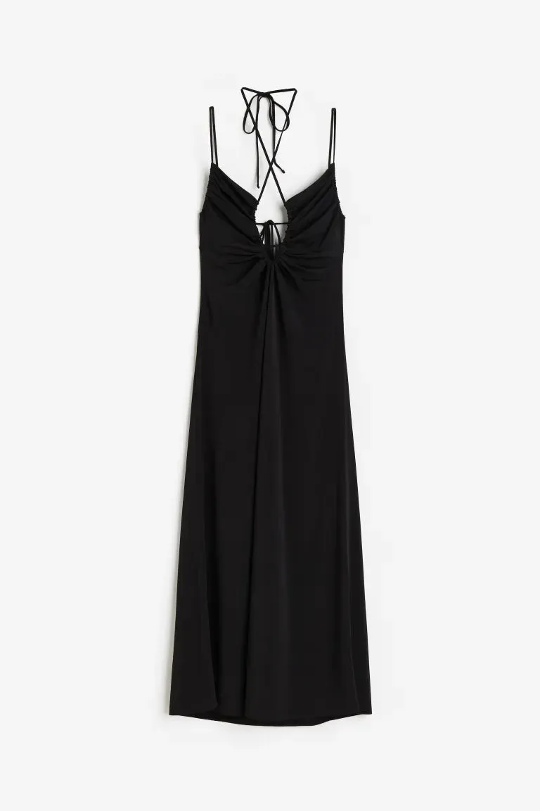 H&M Strappy Jersey Dress, Black