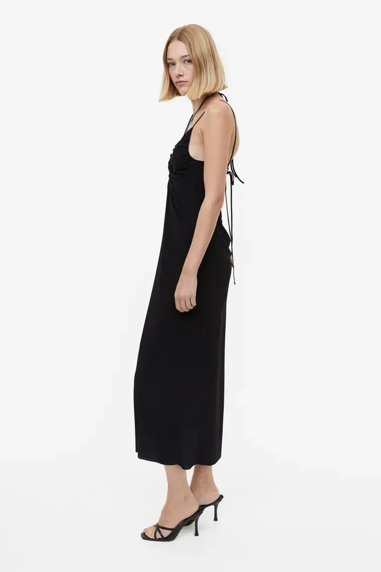 H&M Strappy Jersey Dress, Black
