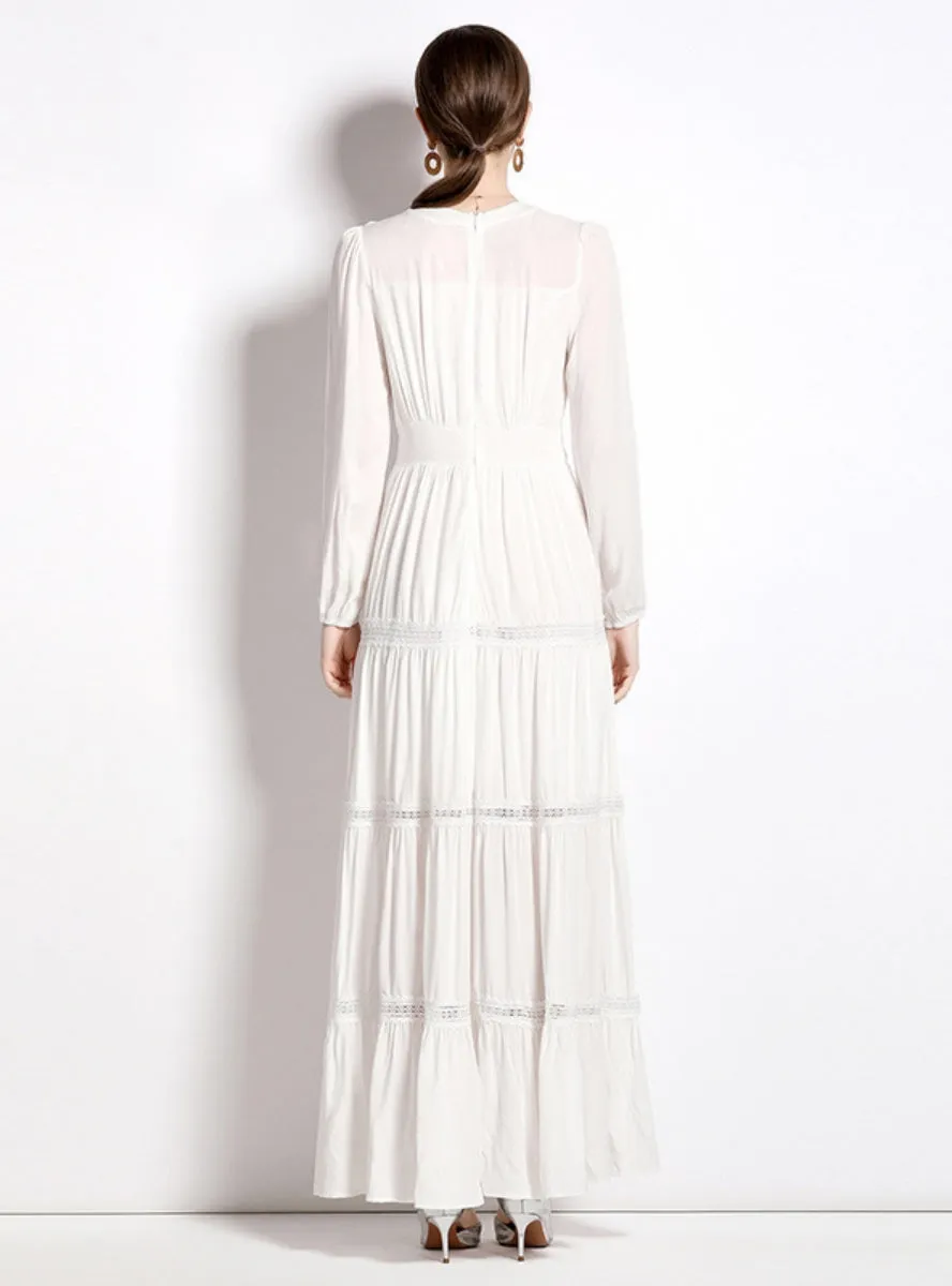 Holidays Long Sleeve Long Dress