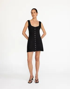 Joni Mini Dress (Black)