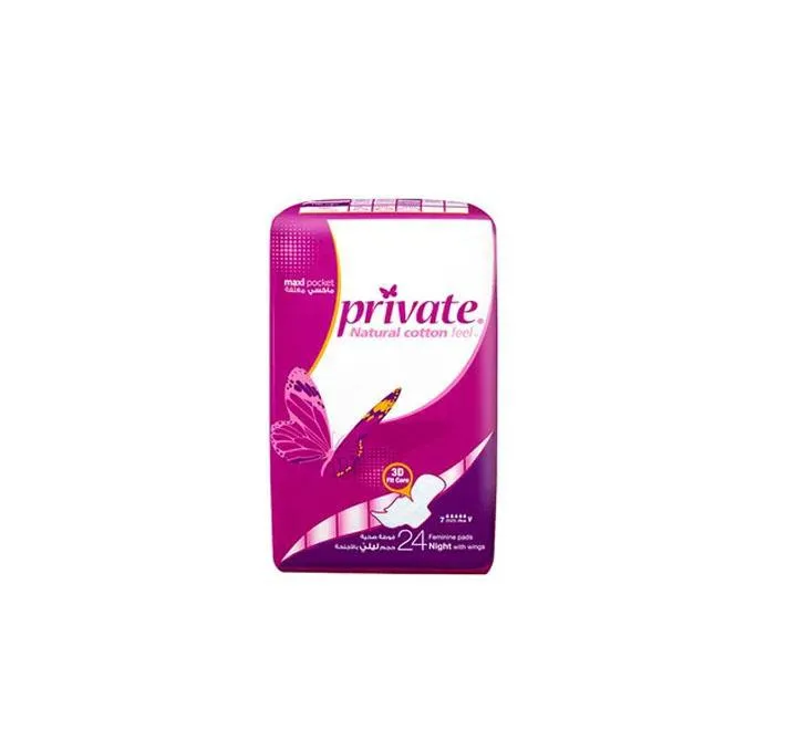 Maxi Feminine Night With Wings 24 Pads