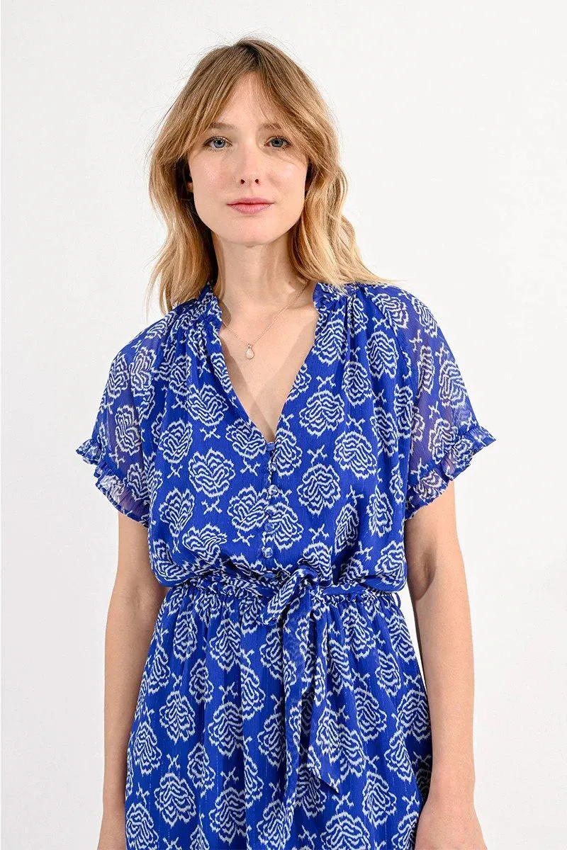 Molly Bracken Blue Print Dress