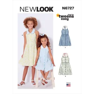 New Look Sewing Pattern N6727 Children's and Girls' Dresses