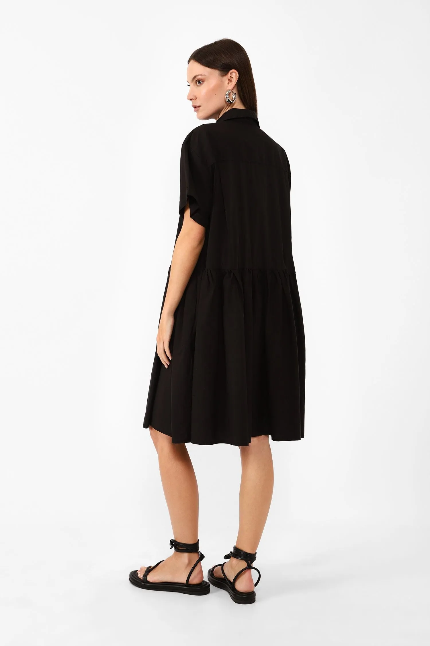 Ruffled Midi Dress