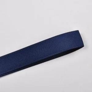 School Double Bella Bow 16.5cm - Navy Blue Base & Centre Ribbon (15 colours top)