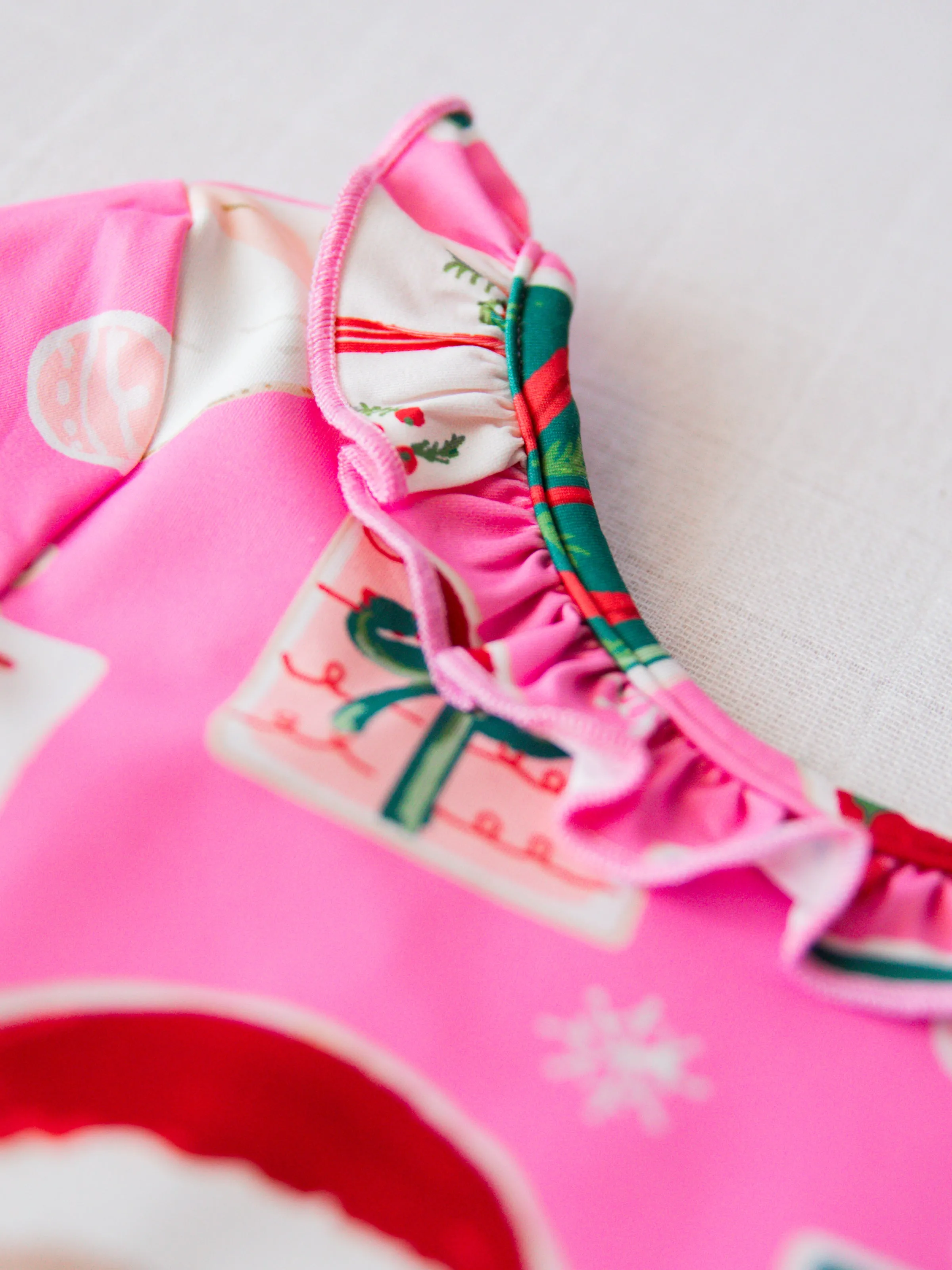 Skirted Leotard - Christmas Time