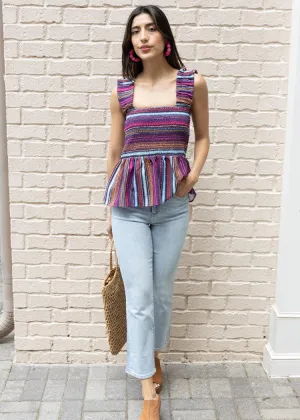 THML Delia Smocked Top