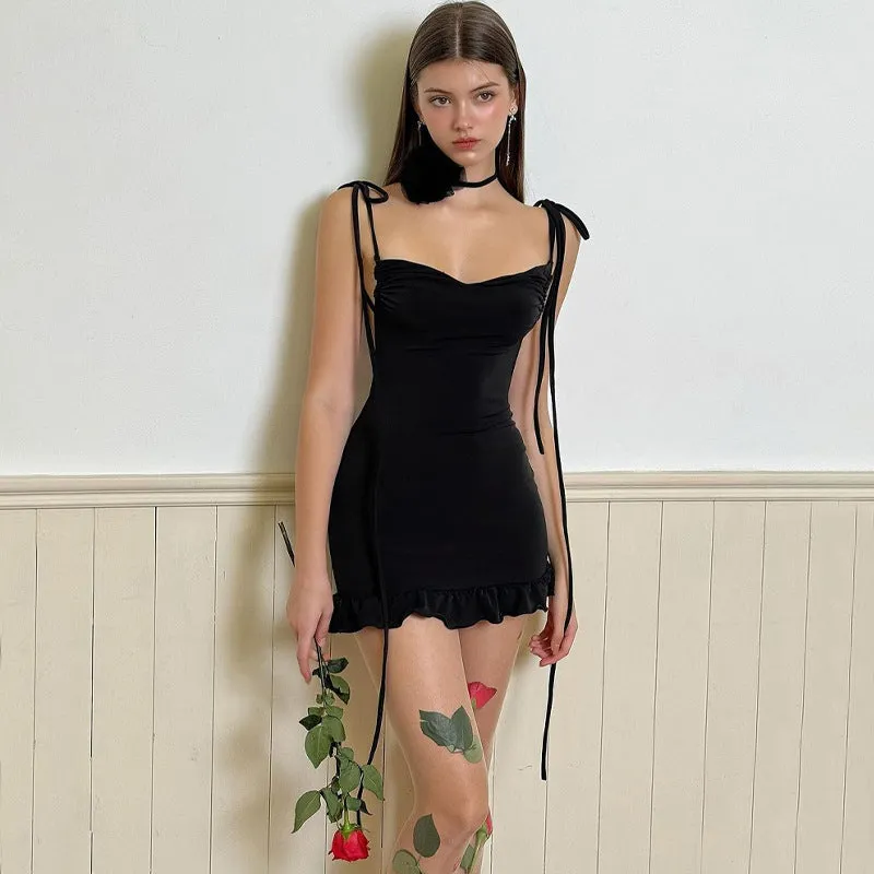 Vvsha Chrisette Backless Mini Dress